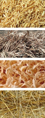 農(nóng)作物原料如麥桿、稻桿、玉米秸稈、稻殼、花生殼和其它農(nóng)作物